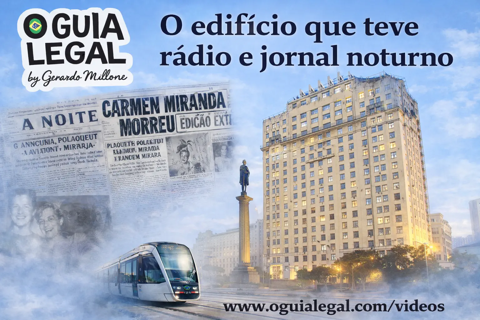 EDIFÍCIO A NOITE. O primeiro aranha-céu do Brasil, onde funcionava a Radio Nacional e o jornal vespertino A NOITE., Agora serão apartamentos.