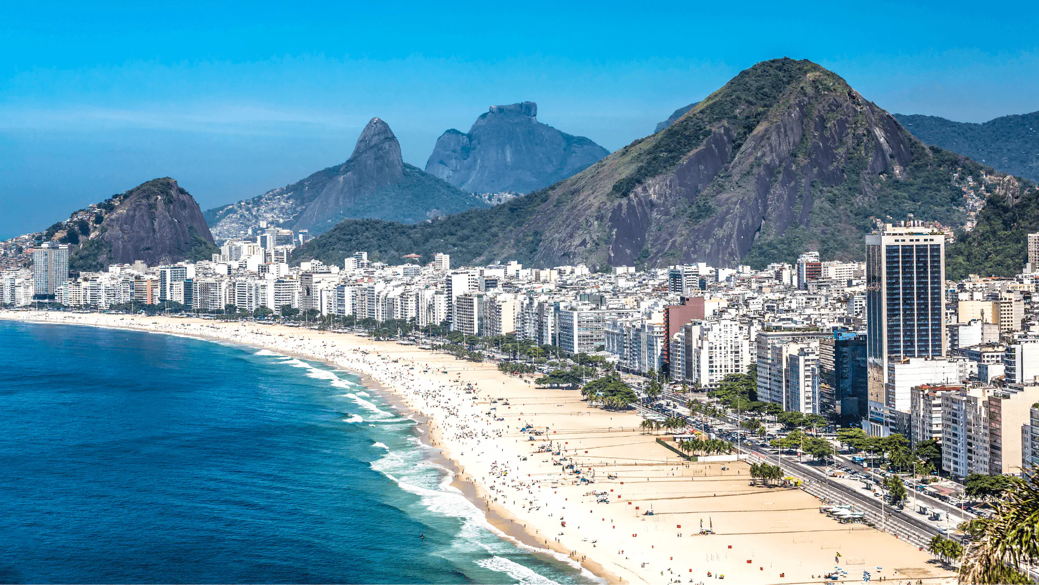Copacabana - a famosa praia do Rio de Janeiro