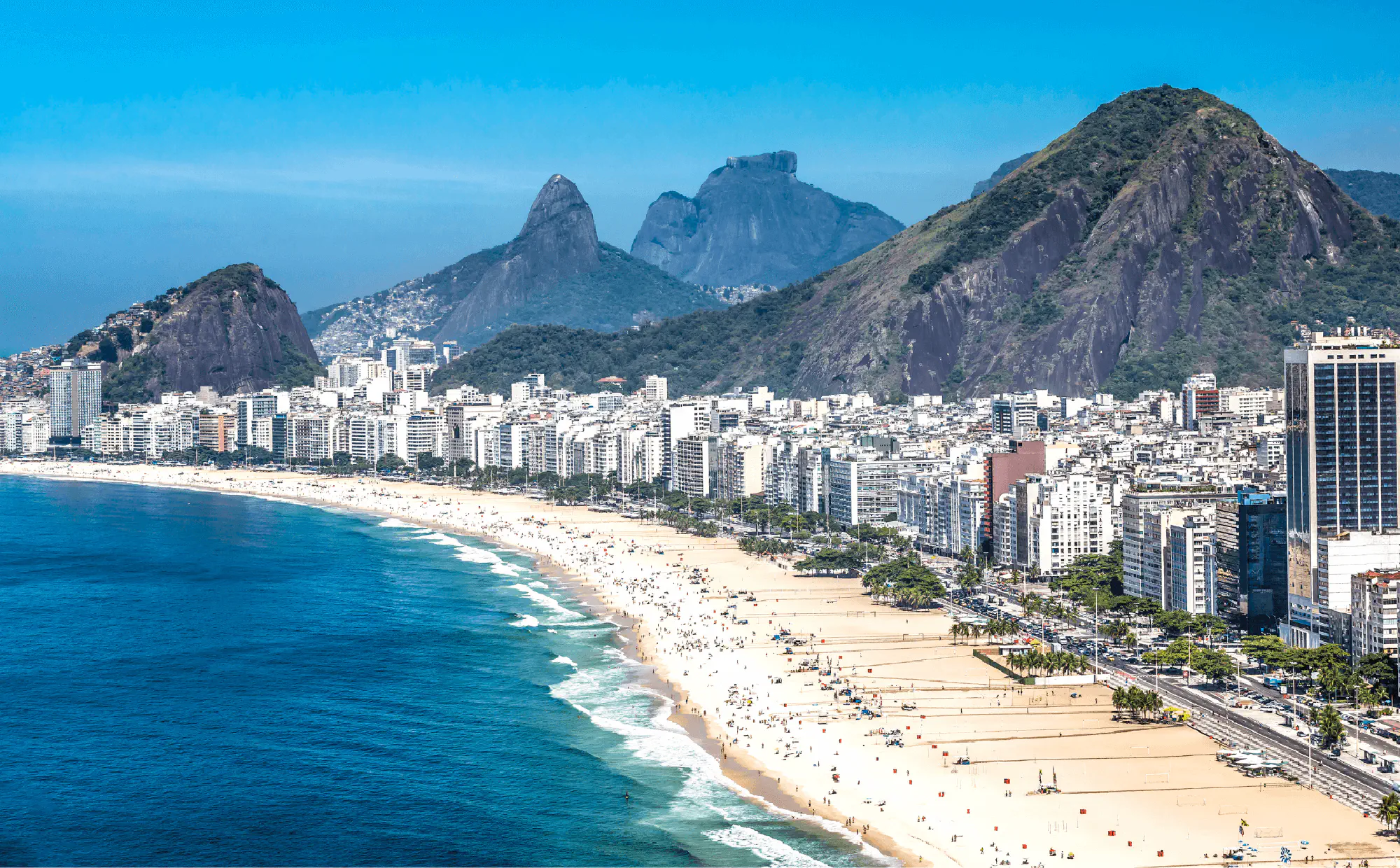 Copacabana - a famosa praia do Rio de Janeiro