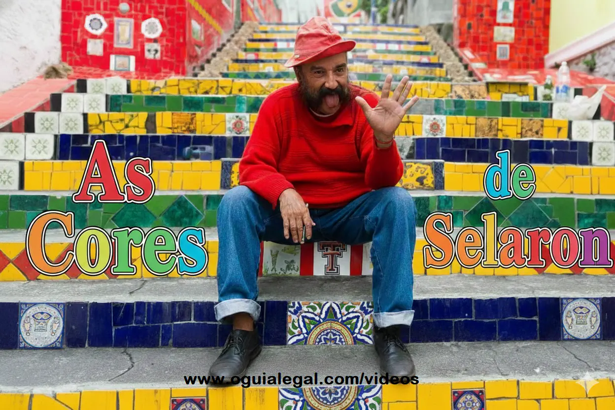 As Cores do Selarón, vídeo realizado em 2023 em parceria com a LIGUIA, Associação de Guias do Rio de Janeiro